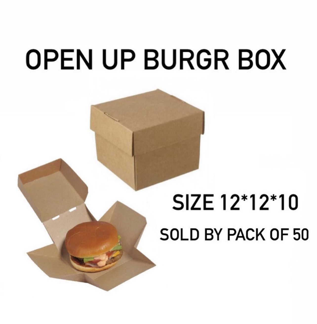 burger box (50 pieces)