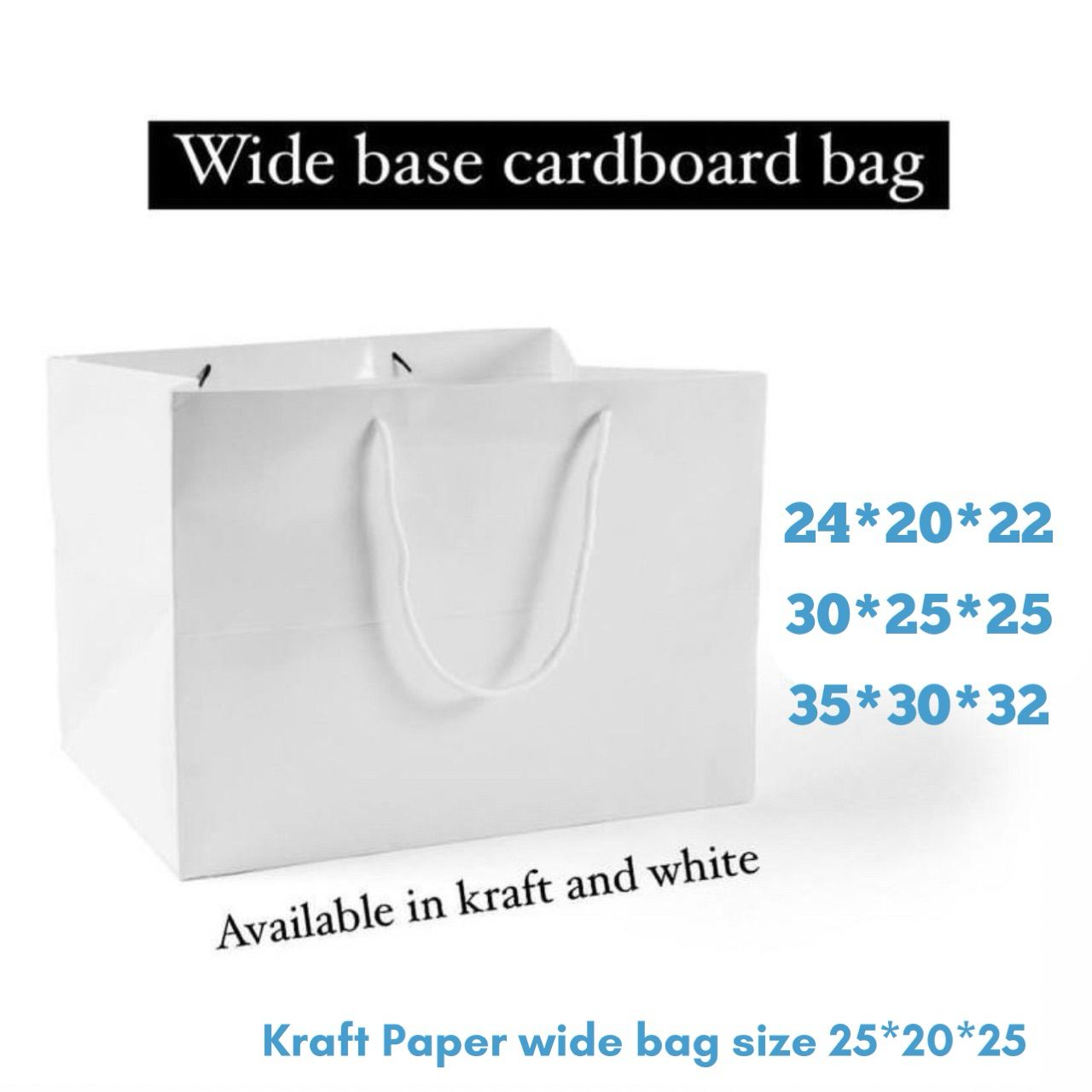 wide base bags (12 pieces)