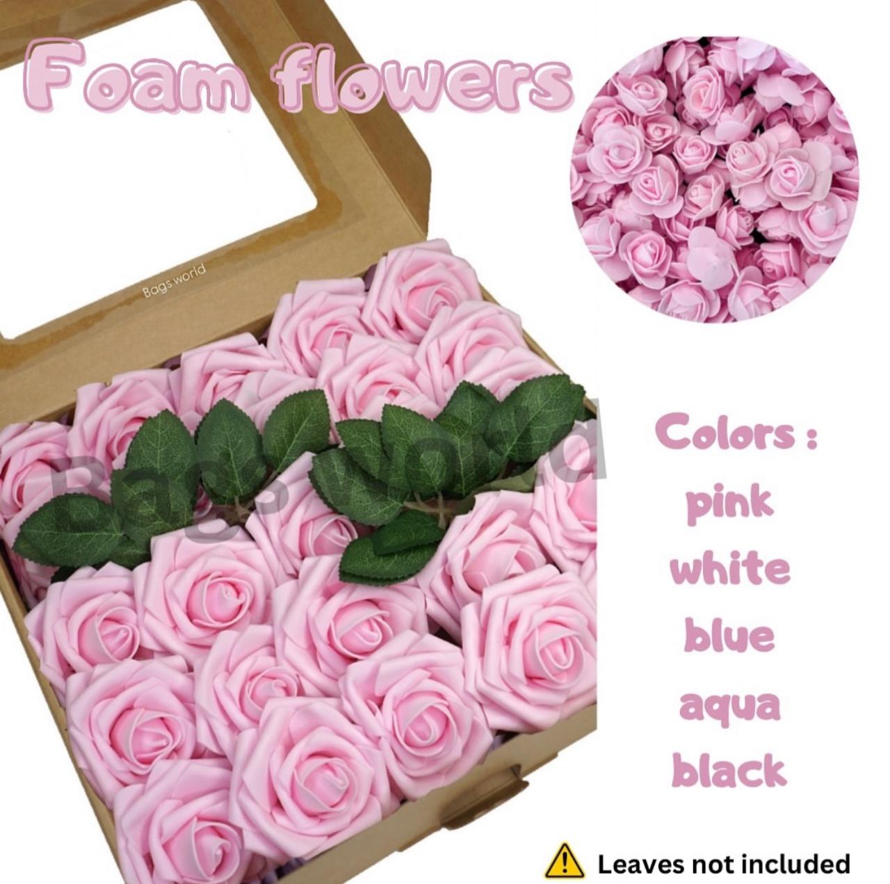 foam flowers (1 pack)