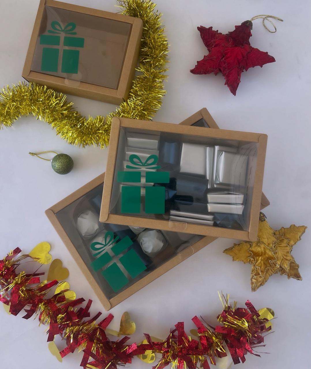 christmas box with inserted cover (12 pieces)