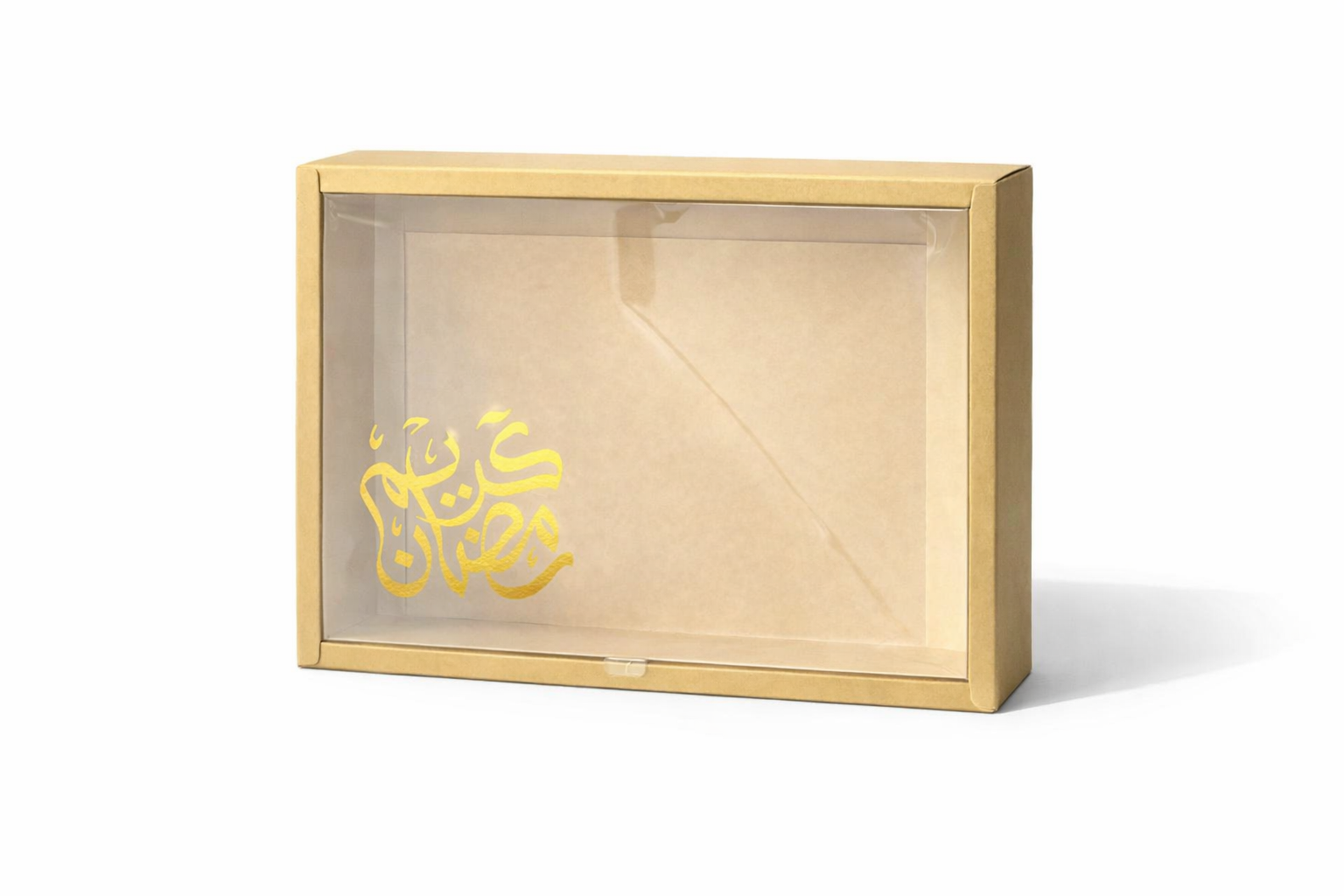 Ramadan Kraft box + pvc cover(12pcs)