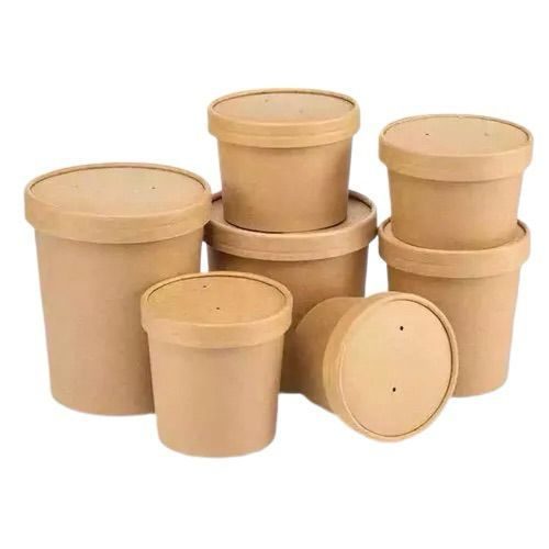 Cardboard laminated inside Cups with Lids (12 pieces)