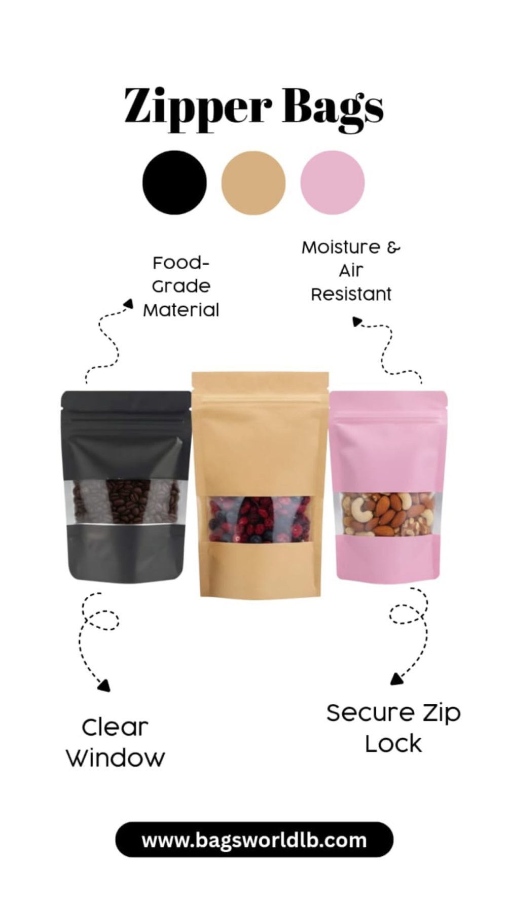 Zipper Bags (50 pieces)