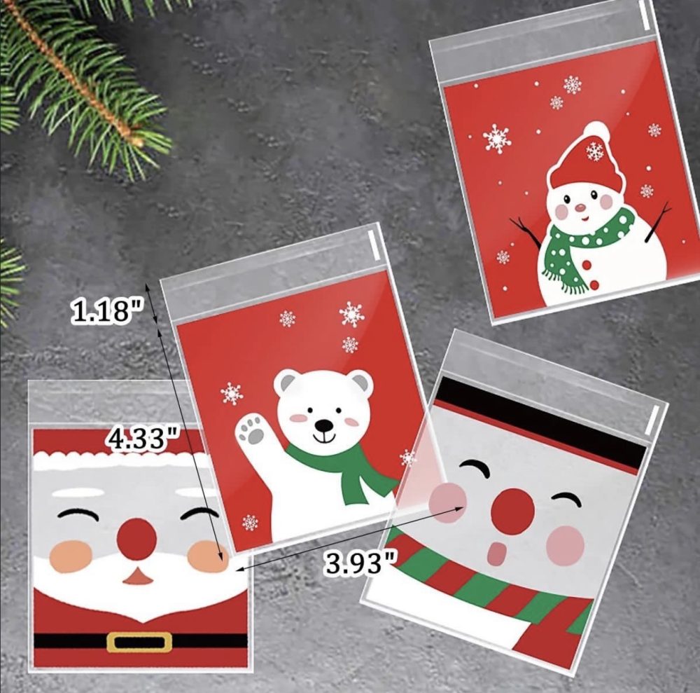Christmas cellophane bag