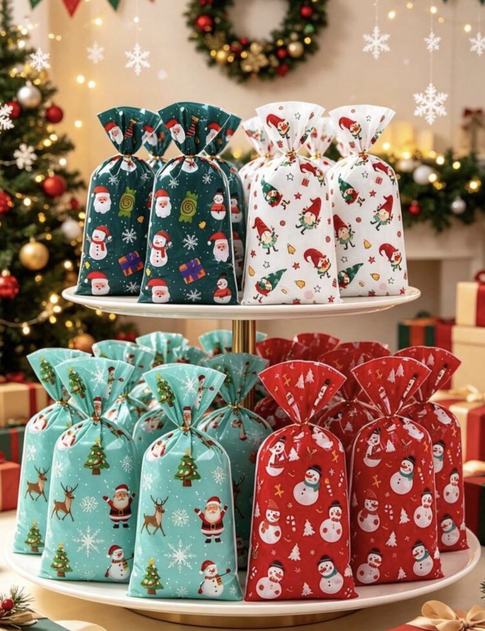 Christmas candy bags