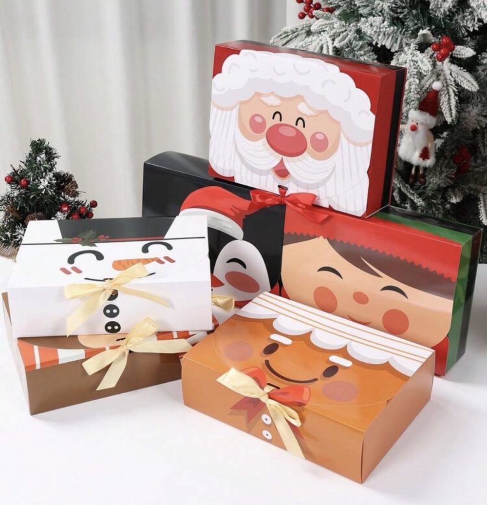 Foldable Christmas gift boxes