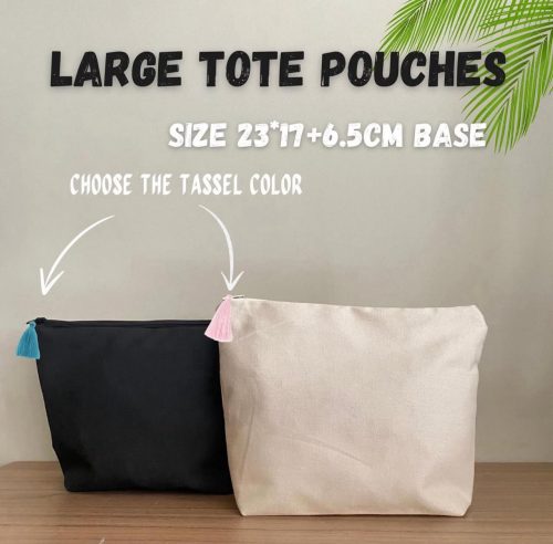 large pouch with base +tassel (1pc)