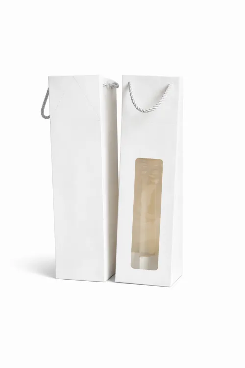 White bottle bag