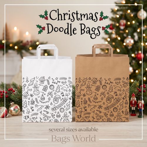 Christmas doodle bags (15pcs)